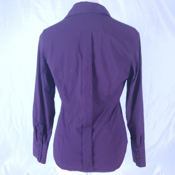 Maroon Express textured button down - Picture 5 of 6